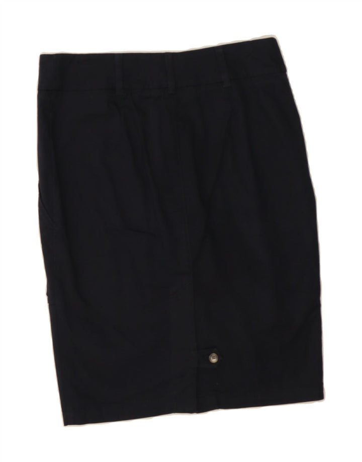 TRUSSARDI JEANS Womens Midi Skirt IT 44 Medium W32 Navy Blue Vintage Trussardi Jeans and Second-Hand Trussardi Jeans from Messina Hembry 
