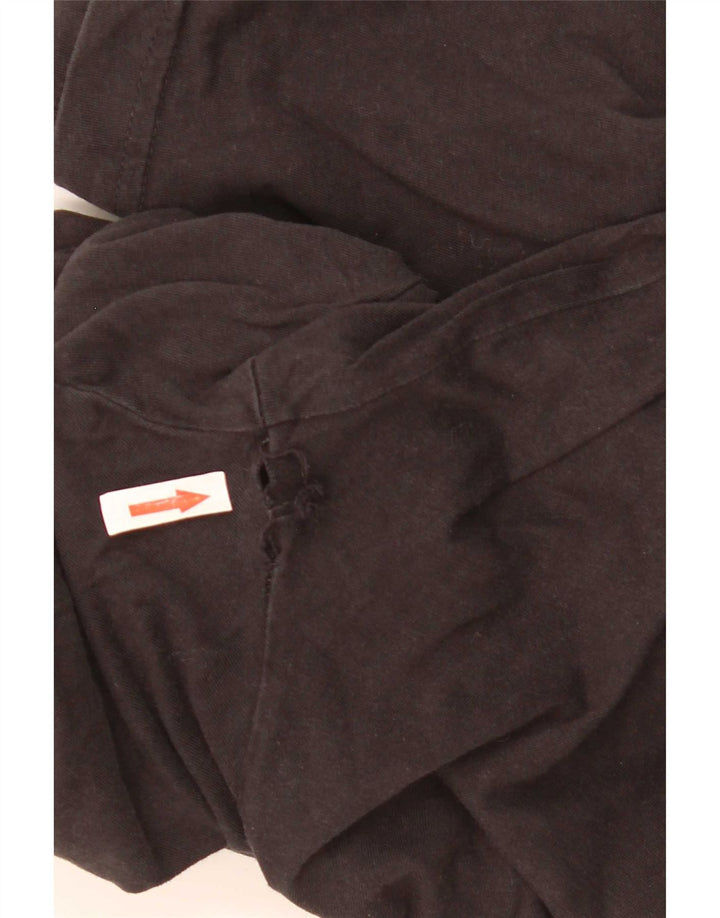 Puma Mens Graphic T-Shirt Top Medium Black Cotton