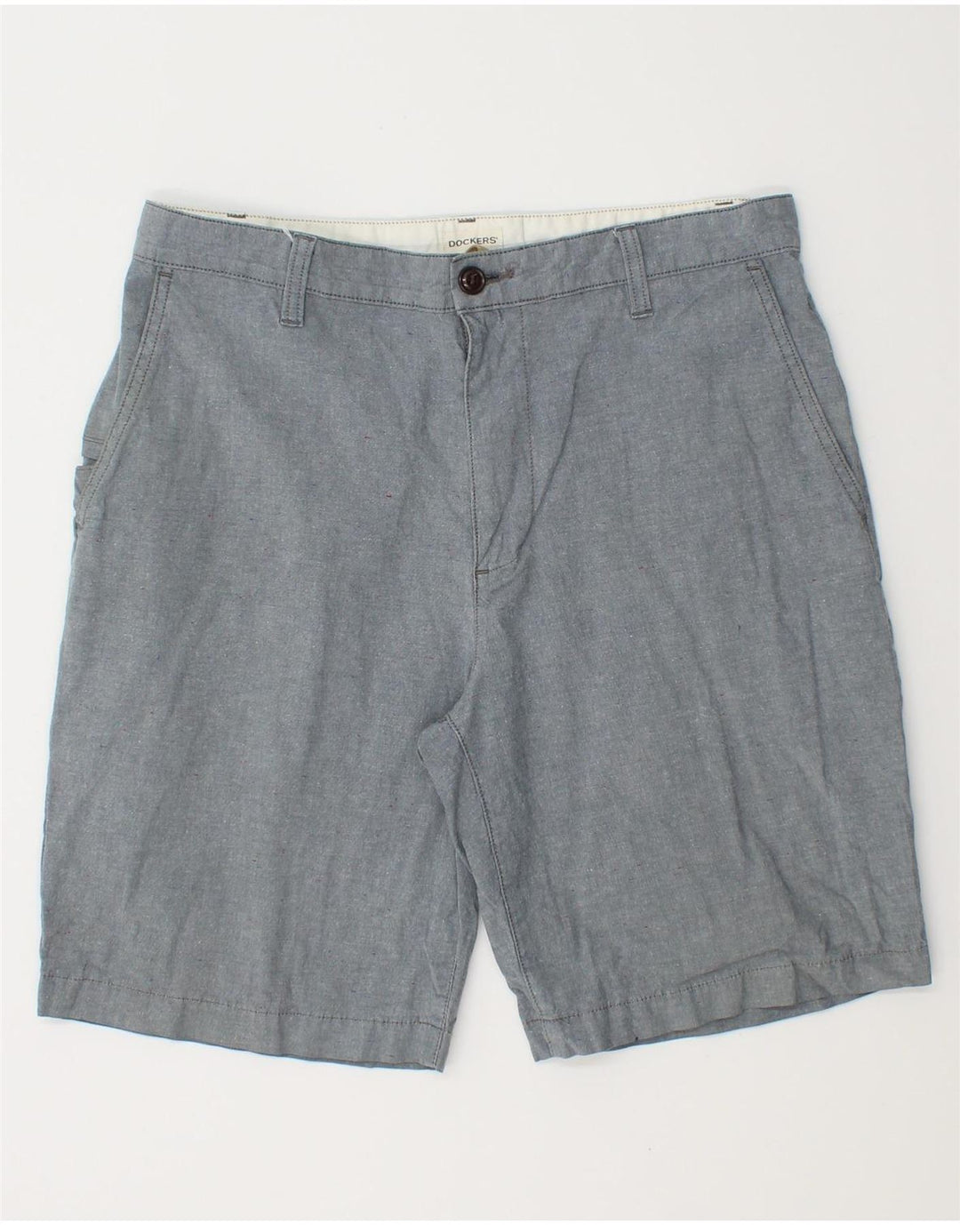 Dockers Mens Chino Shorts W32 Medium Grey Cotton