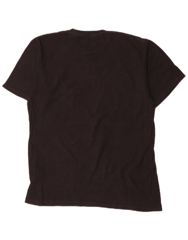 Vans Mens Classic Fit Graphic T-Shirt Top Large Black Cotton