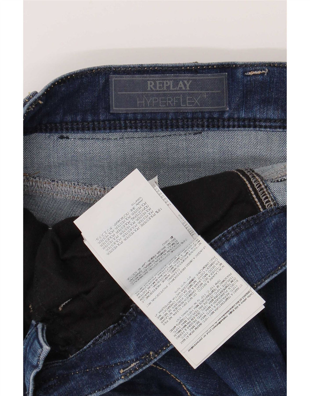 Replay Mens Slim Jeans W28 L30 Blue Cotton