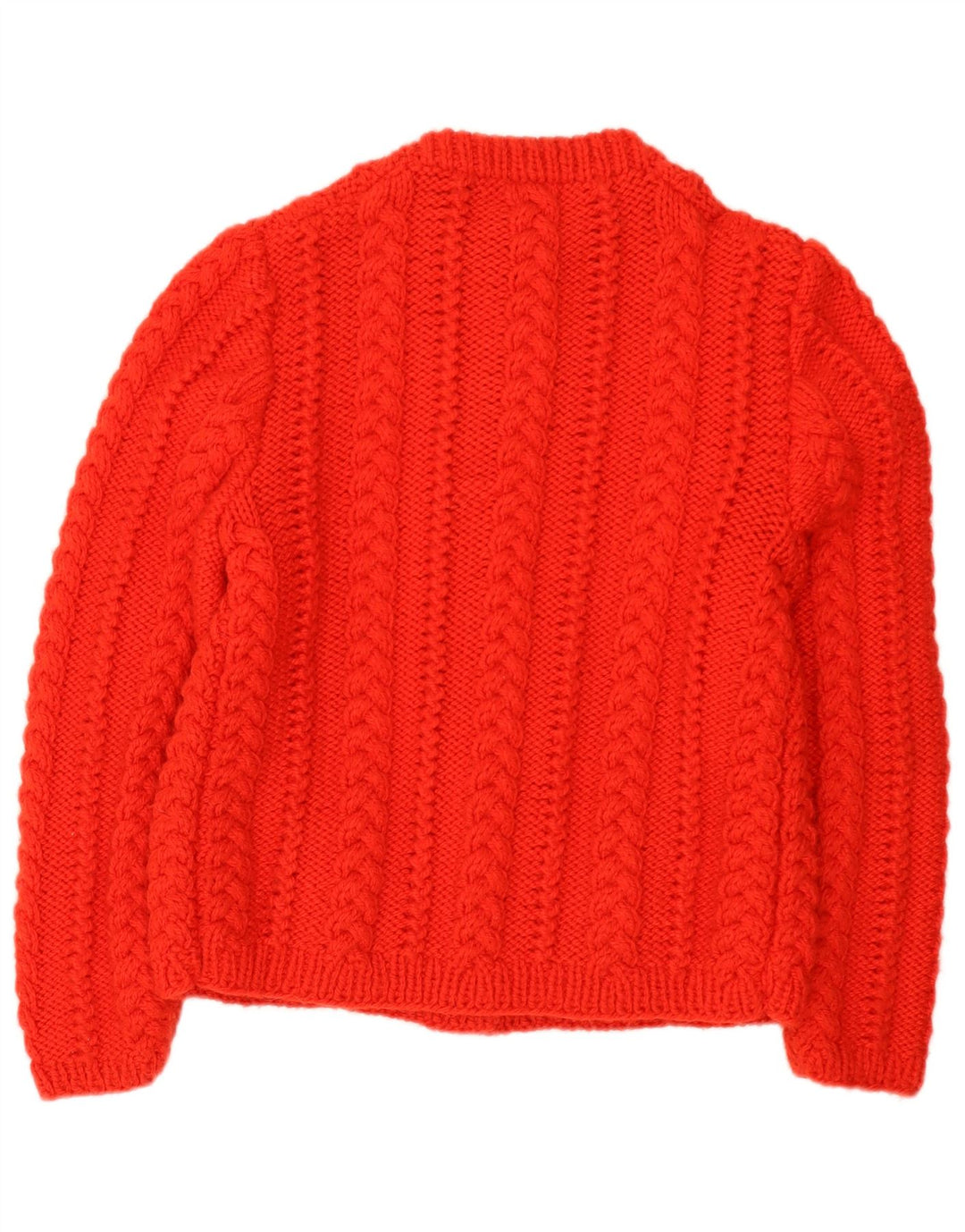 Vintage Womens Cardigan Sweater UK 14 Medium Red