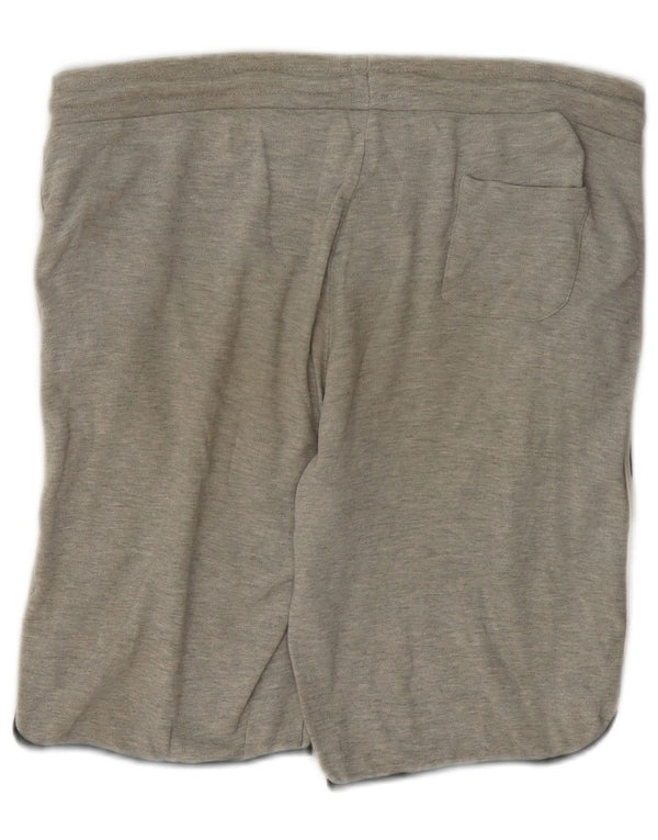 Fila Womens Graphic Sport Shorts UK 14 Large Grey Cotton