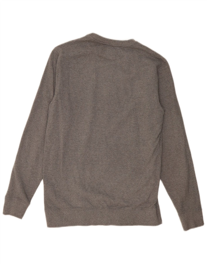 Vans Mens Graphic Sweatshirt Jumper Small Grey Flecked Cotton