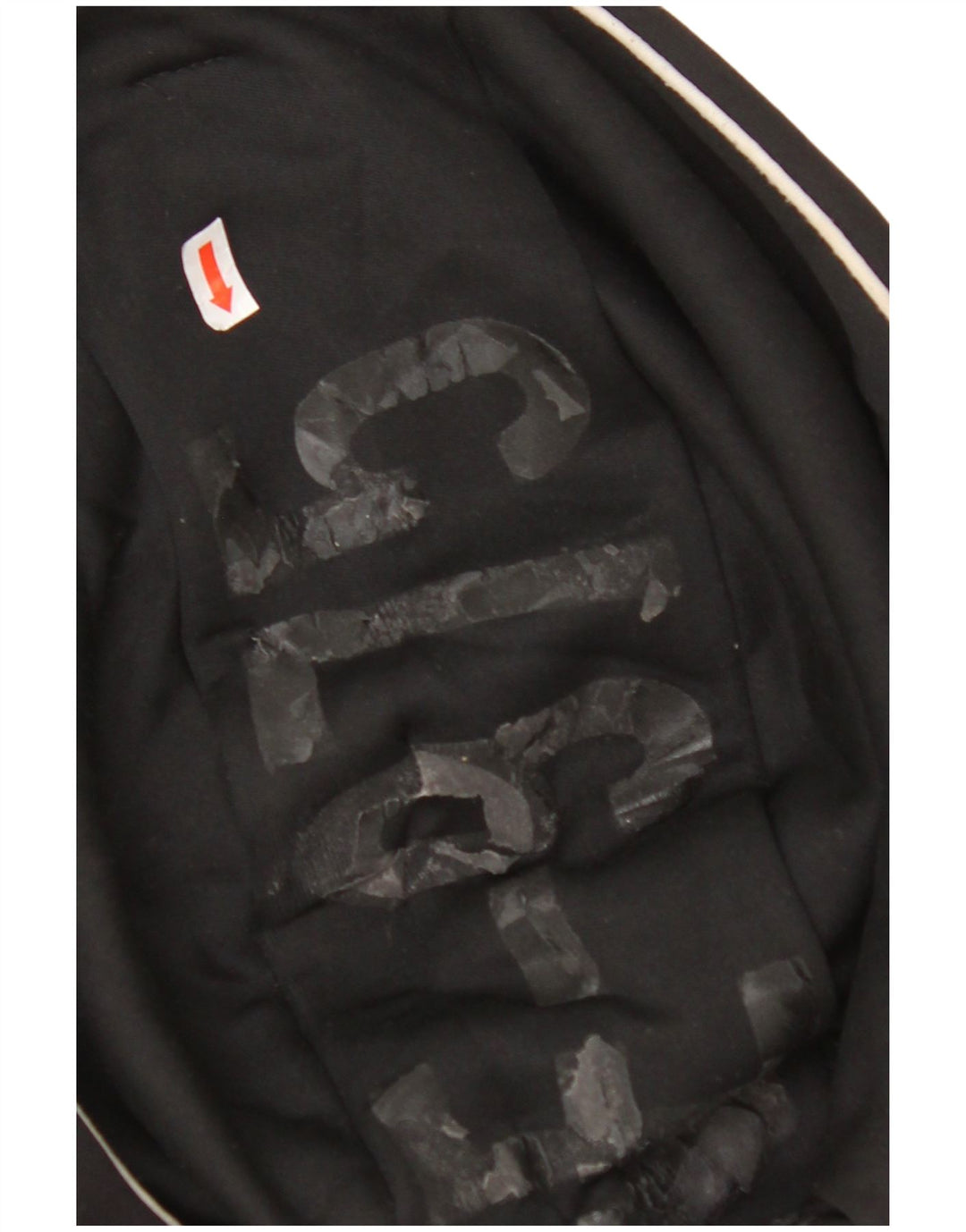 JACK & JONES Womens Zip Hoodie Sweater UK 14 Medium Black Colourblock