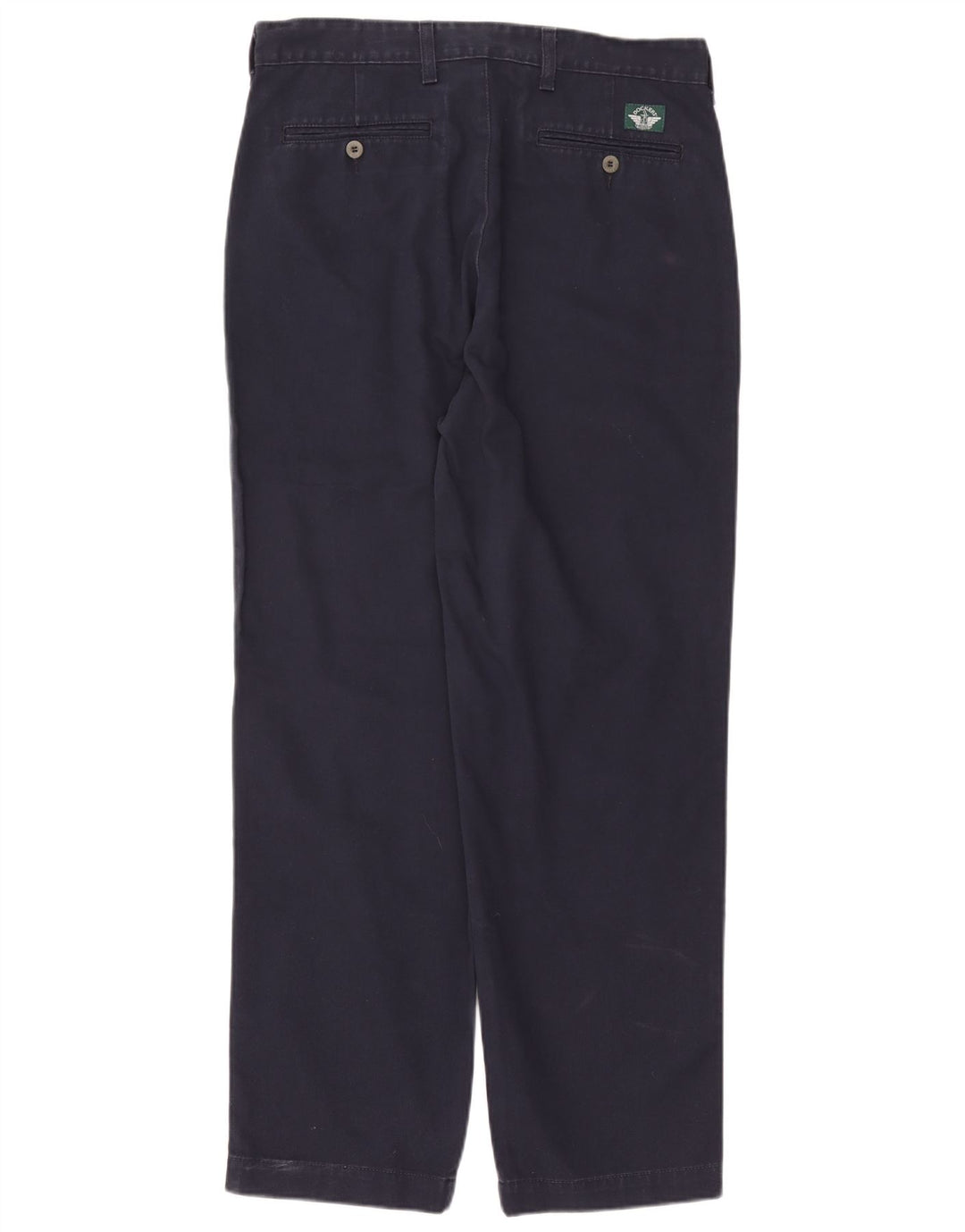 DOCKERS Mens Loose Fit Chino Trousers W33 L30 Navy Blue Cotton