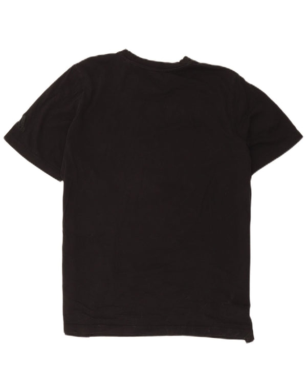 Adidas Mens Graphic T-Shirt Top Large Black Cotton