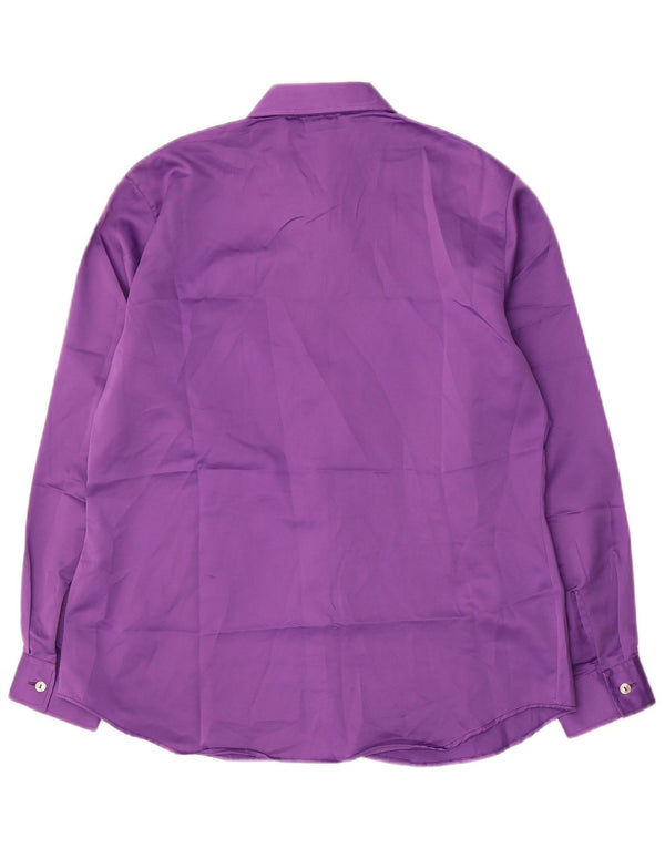 And Womens Shirt Blouse IT 48 XL Purple Polyester