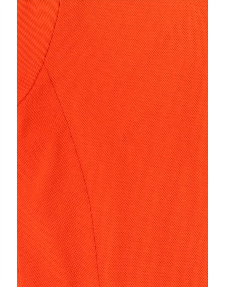 Chervo Womens Polo Dress IT 44 Medium Orange