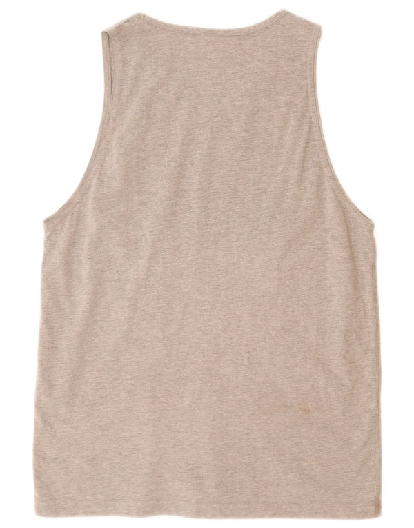 ASICS Girls Graphic Vest Top 15-16 Years XL Grey Flecked