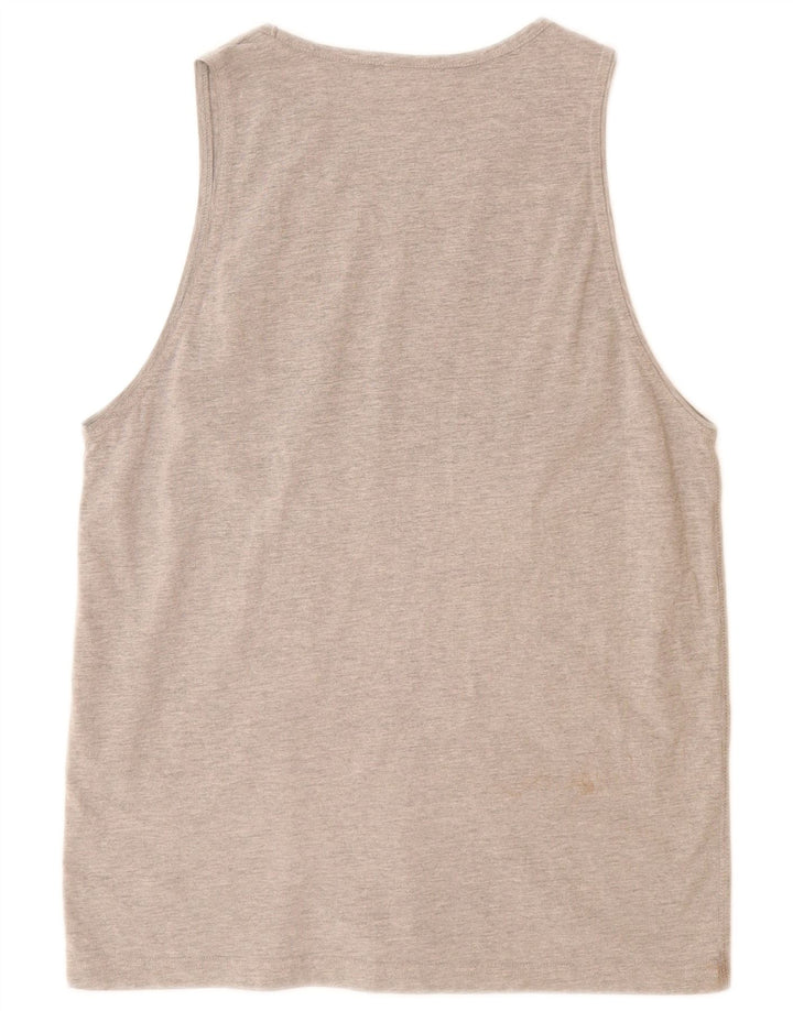 ASICS Girls Graphic Vest Top 15-16 Years XL Grey Flecked