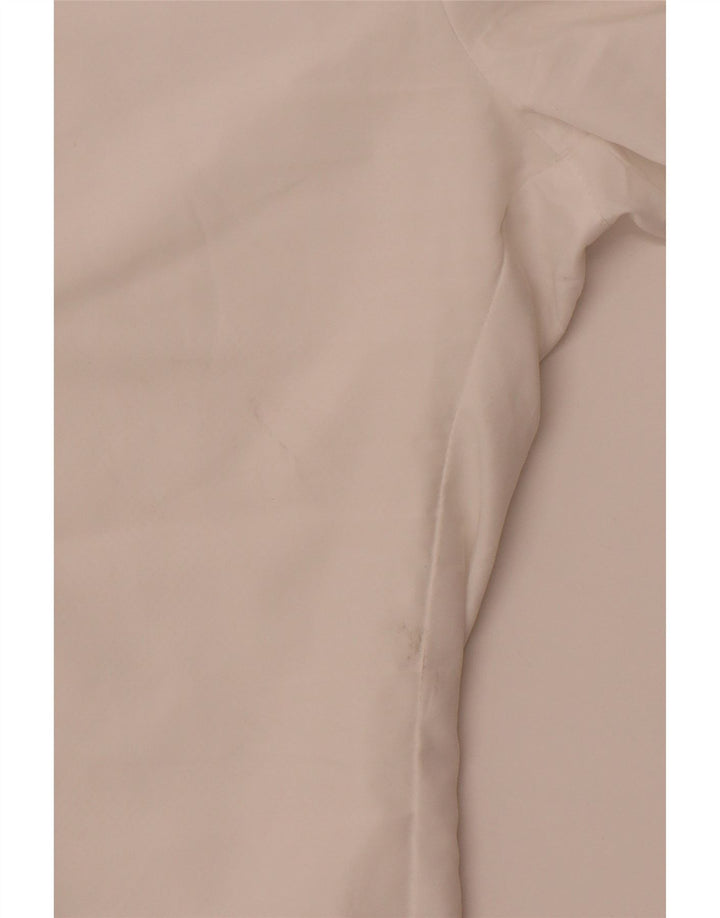 NIKE Womens Capri Tracksuit Trousers UK 8/10 Small White Sports