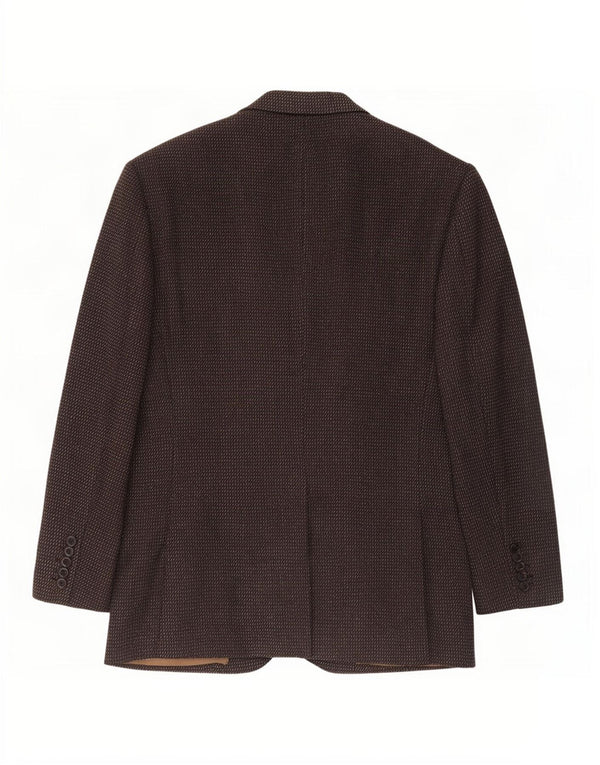 Anralfo Orsini Mens 2 Button Blazer Jacket UK 40 Large Brown Flecked
