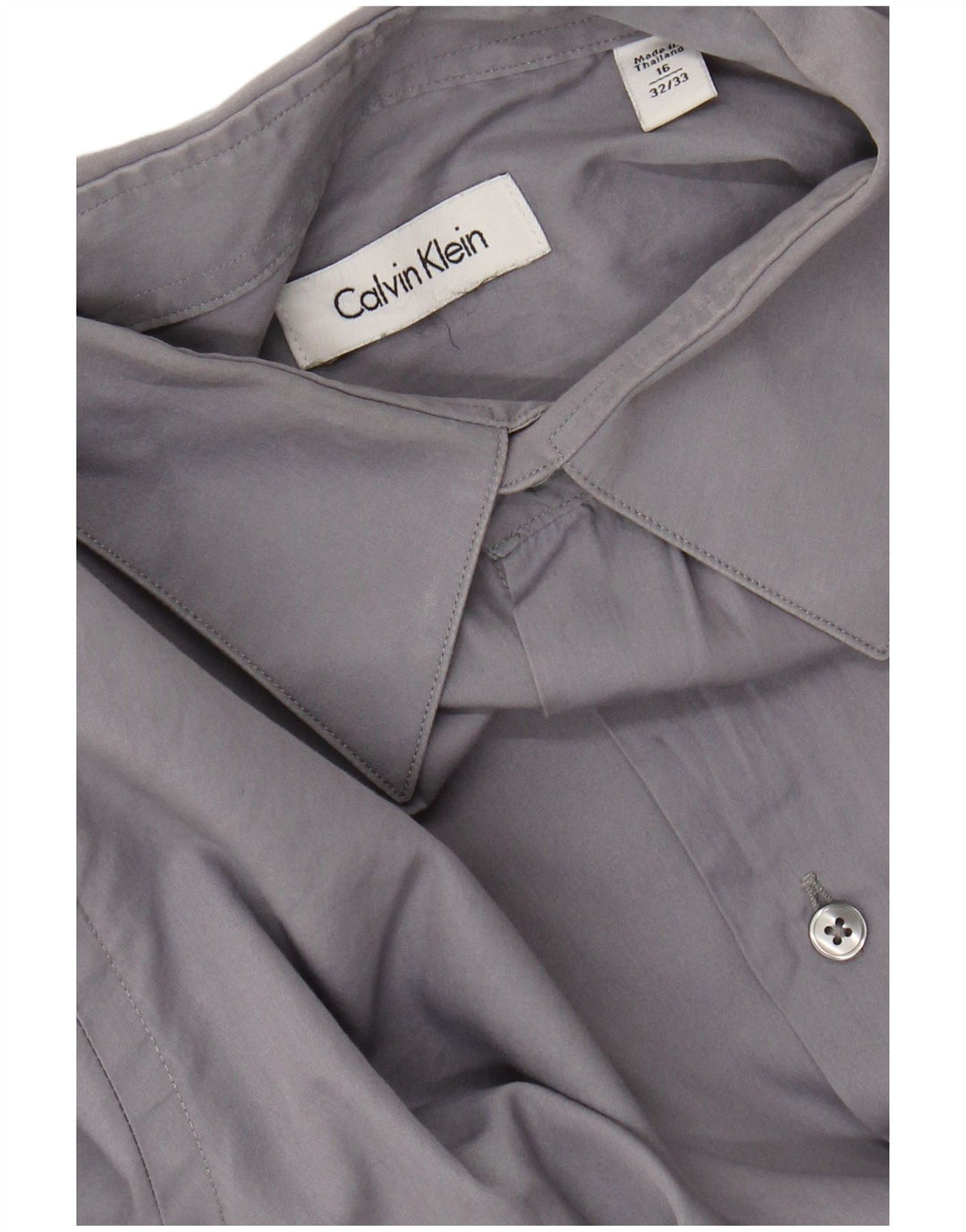 CALVIN KLEIN Mens Shirt Size 16 Large Blue