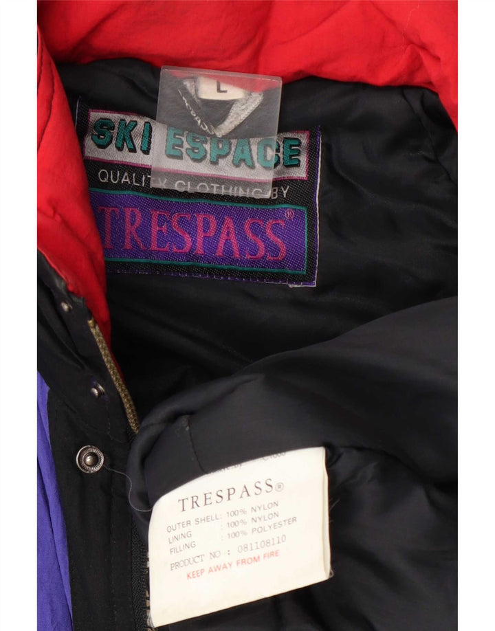 Trespass Mens Graphic Ski Jacket UK 40 Large Multicoloured Colourblock