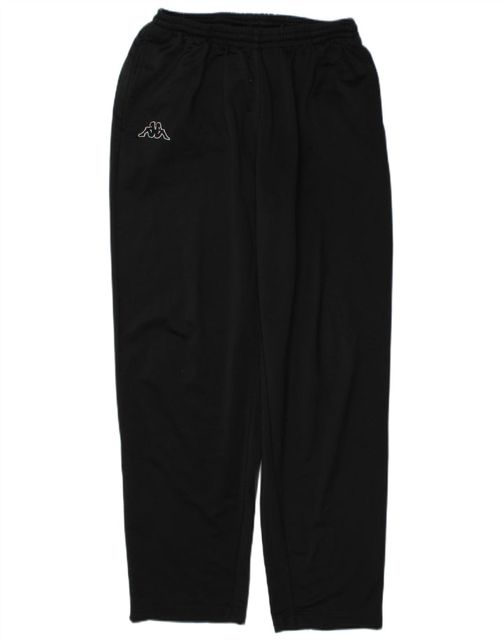 Kappa Mens Tracksuit Trousers Large Black Polyester