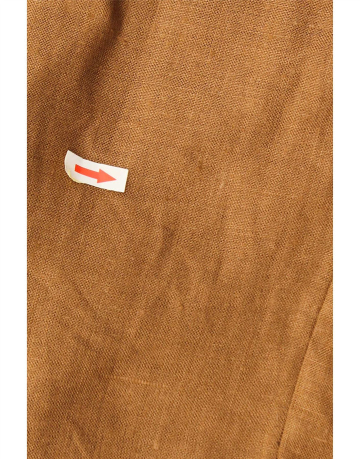 Vintage Mens Blazer Jacket UK 36 Small Brown