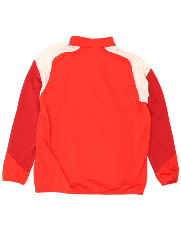 Puma Mens Tracksuit Top Jacket 2XL Red Colourblock Polyester