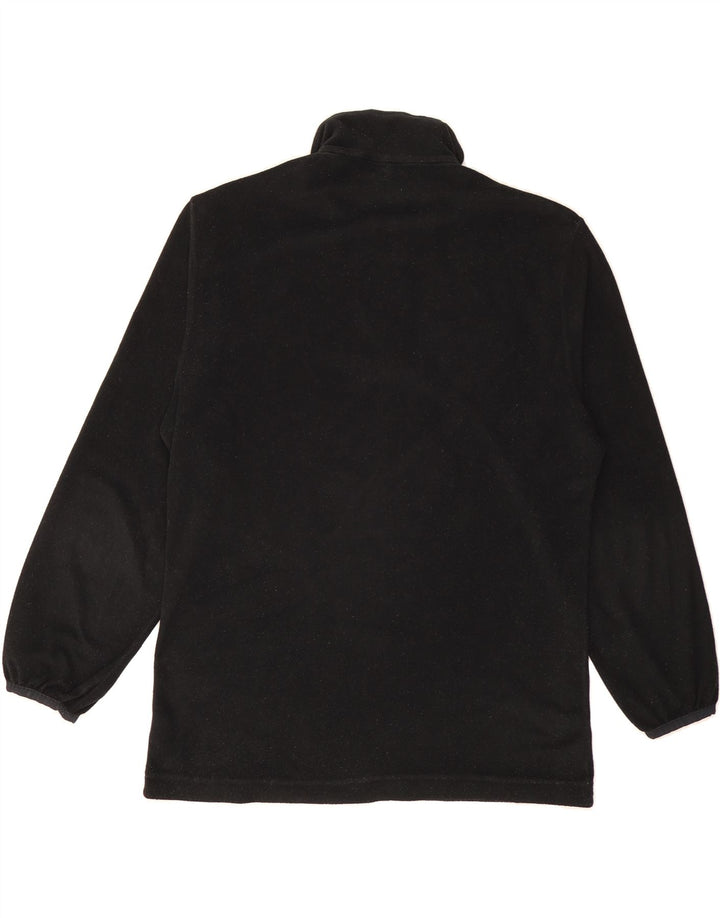 FILA Mens Zip Neck Fleece Jumper XL Black Vintage Fila and Second-Hand Fila from Messina Hembry 