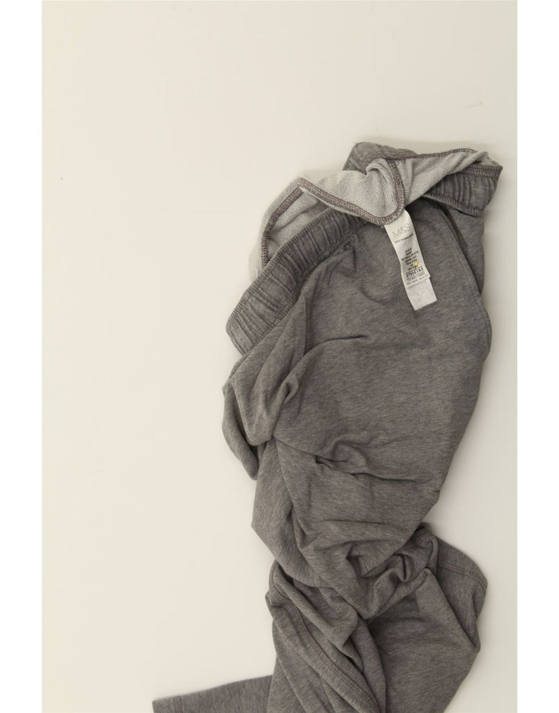 MARKS & SPENCER Mens Tracksuit Trousers XL W39 L31 Grey Cotton Vintage Marks & Spencer and Second-Hand Marks & Spencer from Messina Hembry 