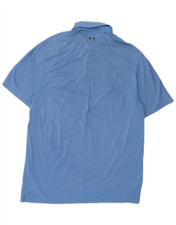 Under Armour Mens Polo Shirt XL Blue