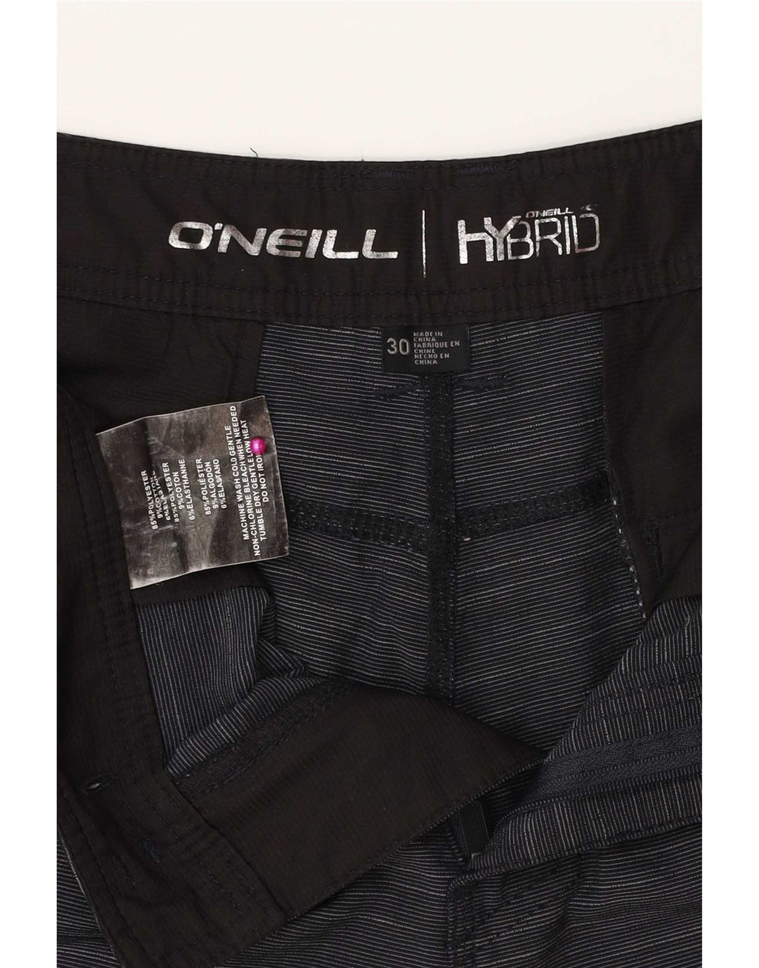O'Neill Mens Chino Shorts W30 Medium Grey Polyester