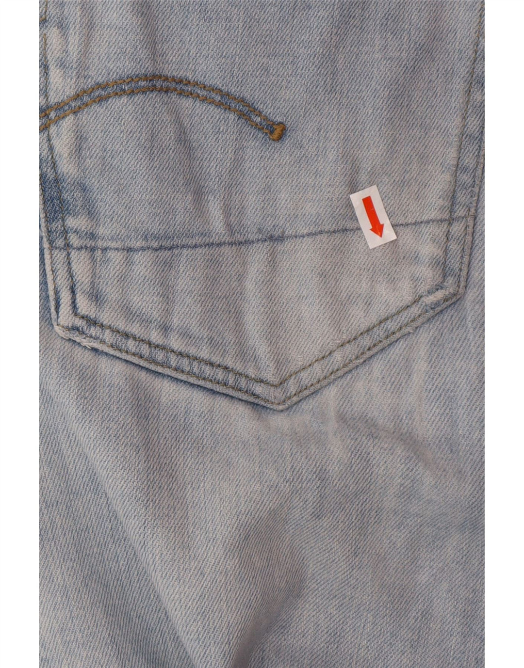 G-STAR Mens Distressed Slim Jeans W36 L32 Blue Cotton