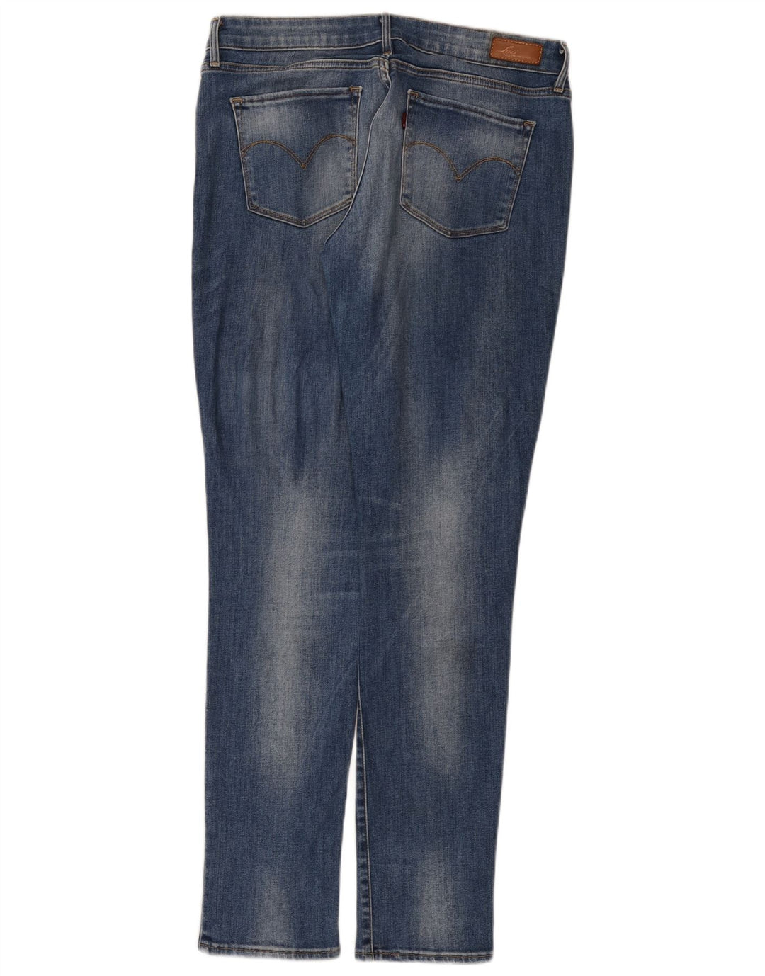Levi's Womens Slim Jeans W31 L34 Blue Cotton