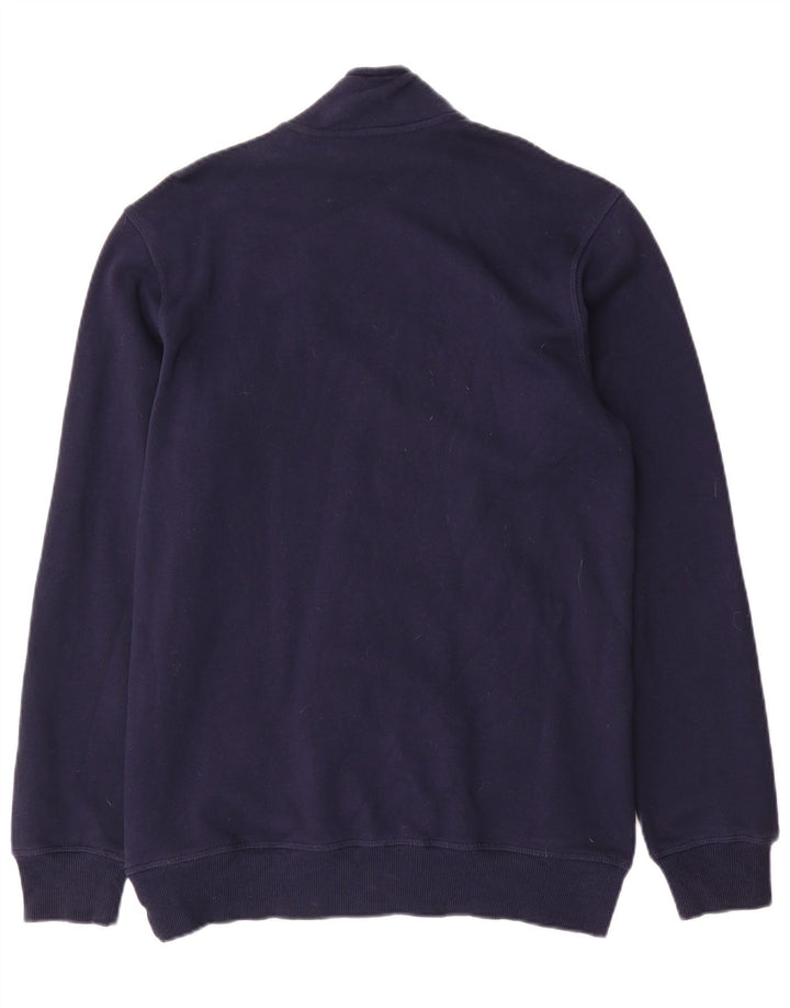 Reebok Mens Tracksuit Top Jacket Medium Navy Blue Cotton