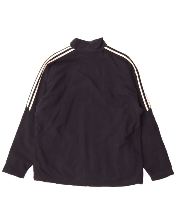 Adidas Mens Pullover Tracksuit Top Jacket UK 40/42 Medium Navy Blue