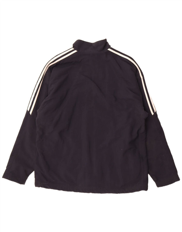 Adidas Mens Pullover Tracksuit Top Jacket UK 40/42 Medium Navy Blue