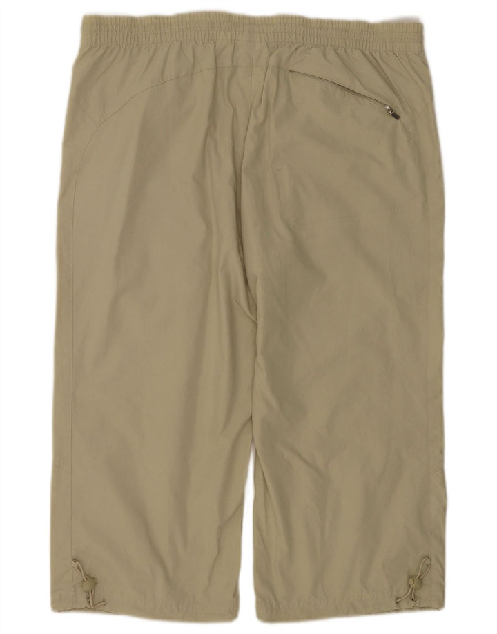 Adidas Mens Capri Tracksuit Trousers Medium Khaki Polyester