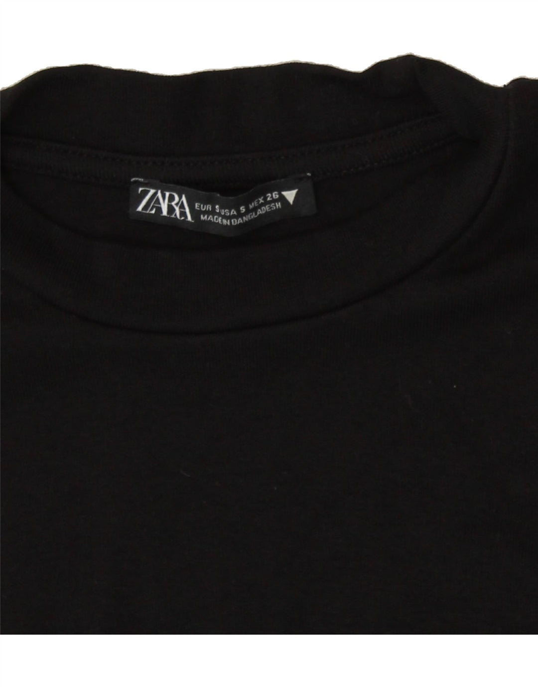 ZARA Womens Bodysuit UK 8 Small Black Vintage Zara and Second-Hand Zara from Messina Hembry 