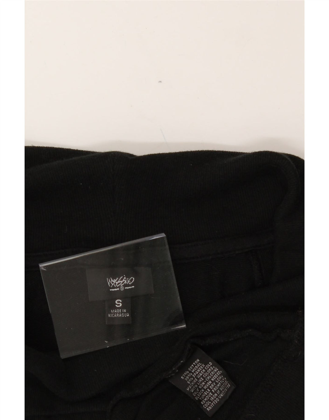 MOSSIMO Womens Longline Sweatshirt Jumper UK 10 Small Black Cotton Vintage Mossimo and Second-Hand Mossimo from Messina Hembry 