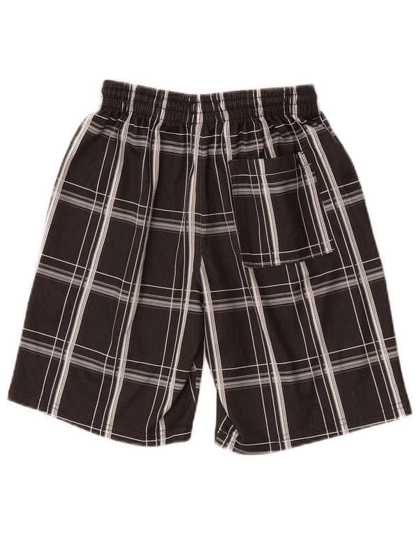 Hurley Boys Sport Shorts 8-9 Years Small Grey Plaid Polyester