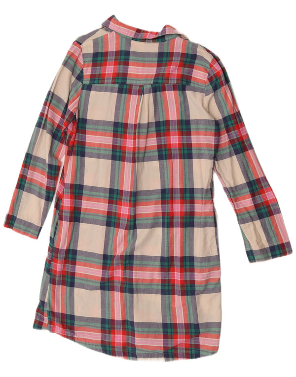 Joules Womens Shirt Dress UK 14 Medium Multicoloured Check Cotton