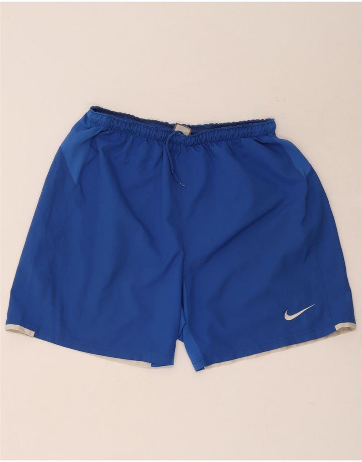 Nike Mens Sport Shorts Large Blue Polyester