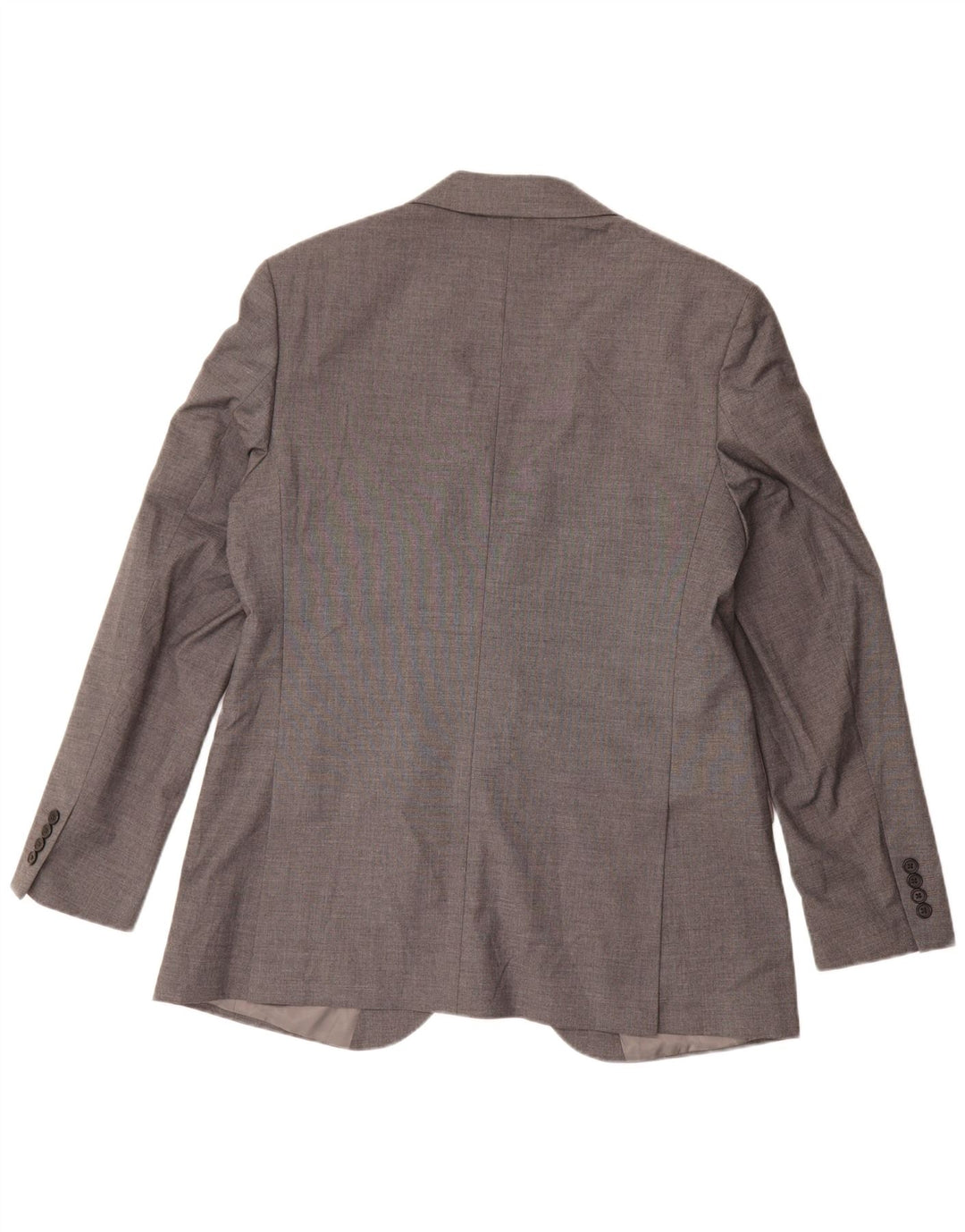 Marks & Spencer Mens 2 Button Blazer Jacket UK 44 XL Grey Polyester