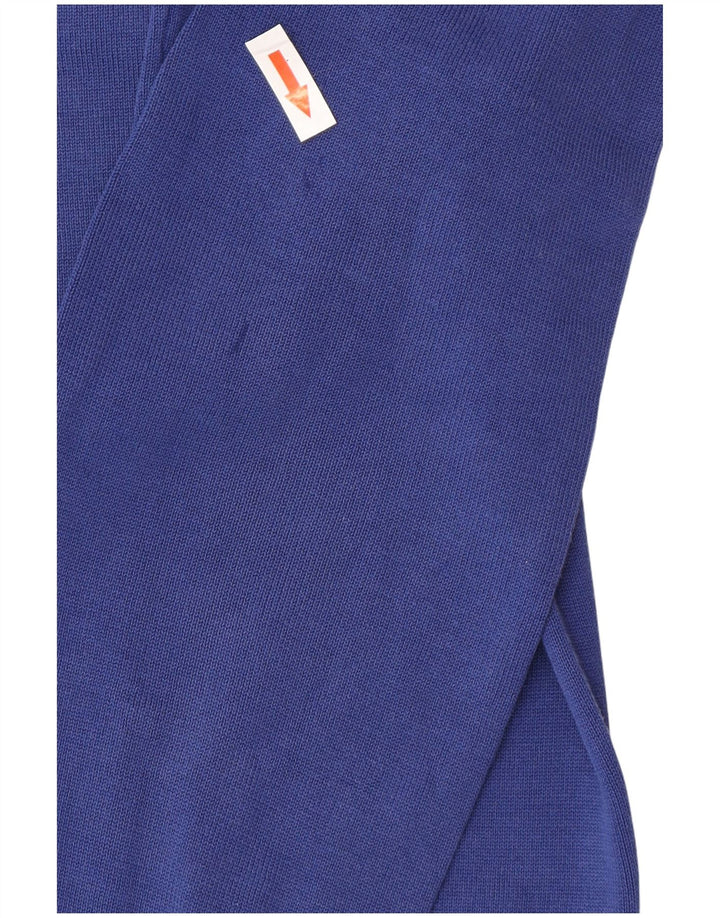 Armani Jeans Mens Crew Neck Jumper Sweater Small Blue Cotton