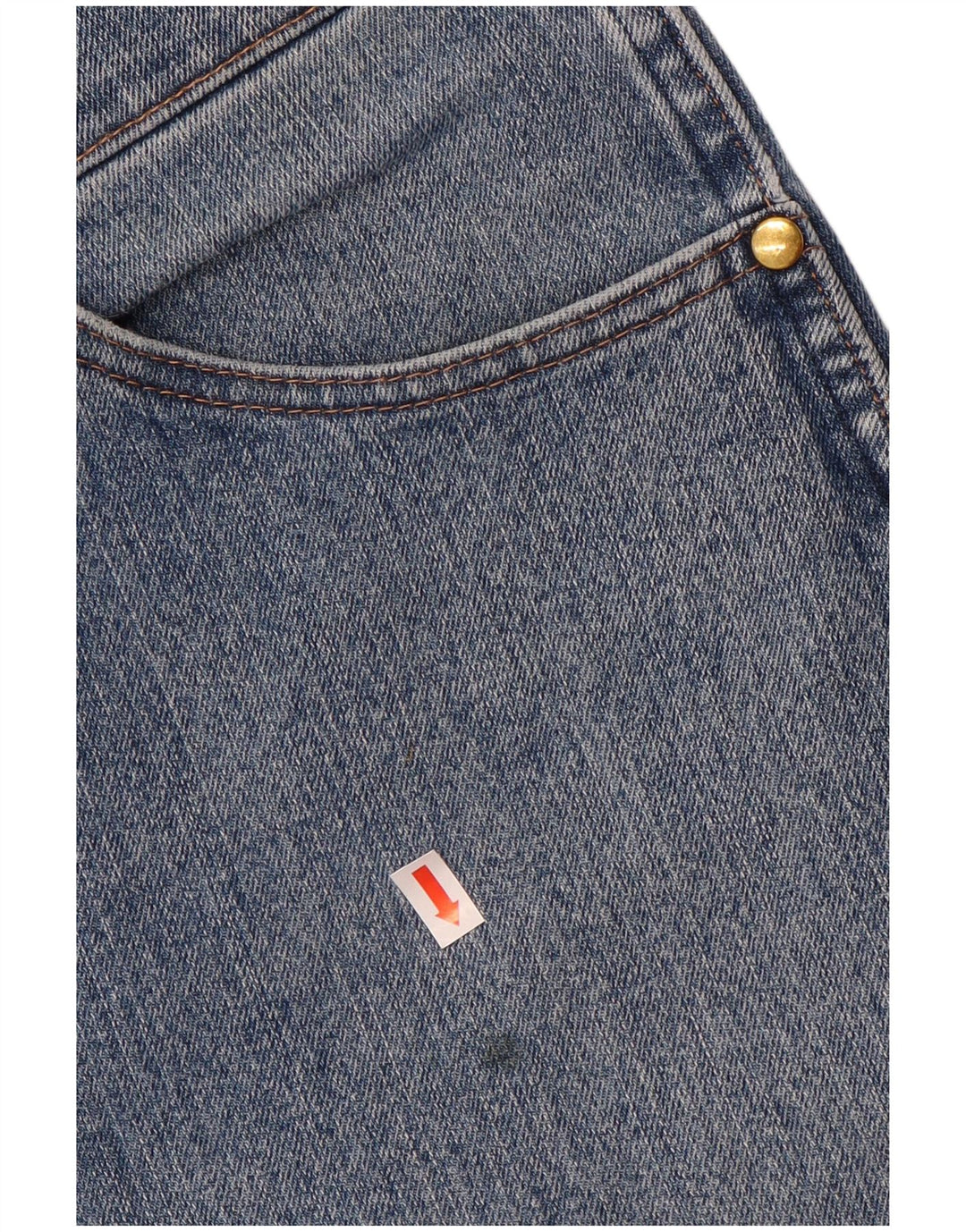 WRANGLER Mens Straight Jeans W33 L34 Blue Cotton