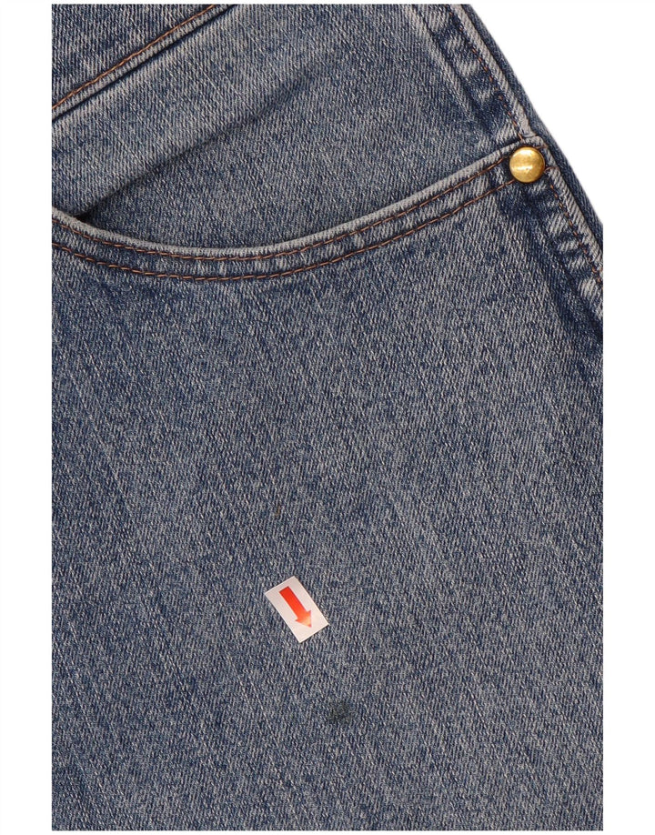 WRANGLER Mens Straight Jeans W33 L34 Blue Cotton
