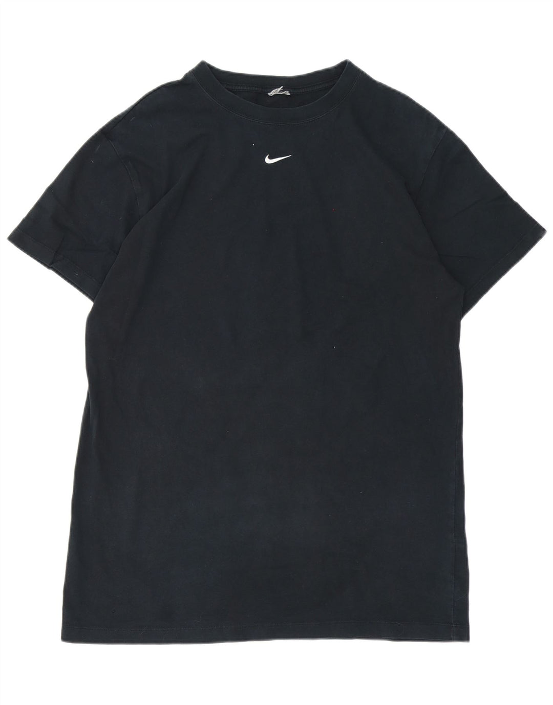 NIKE Mens T-Shirt Top Large Navy Blue Cotton