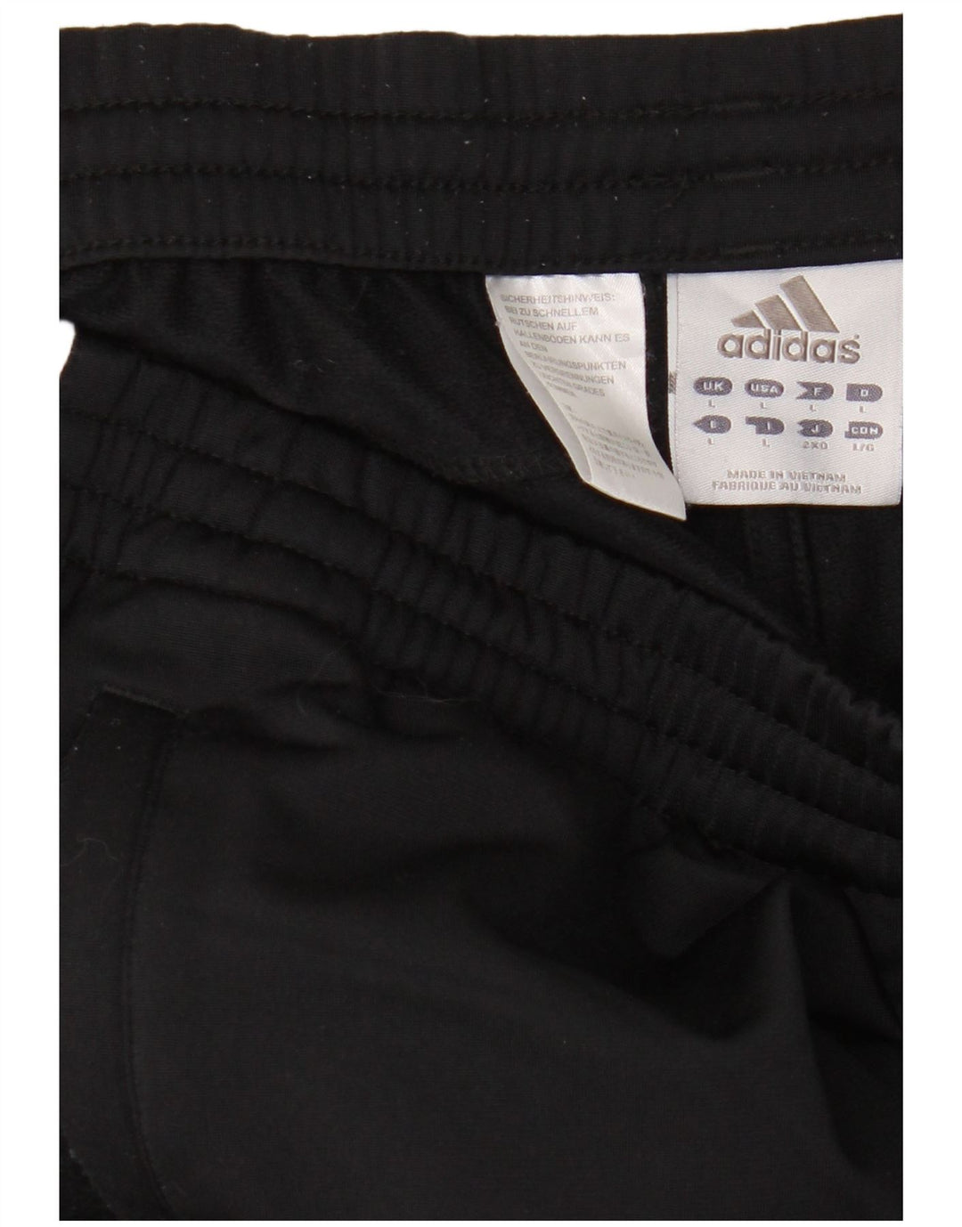 Adidas Mens Tracksuit Trousers Large  Black Polyester
