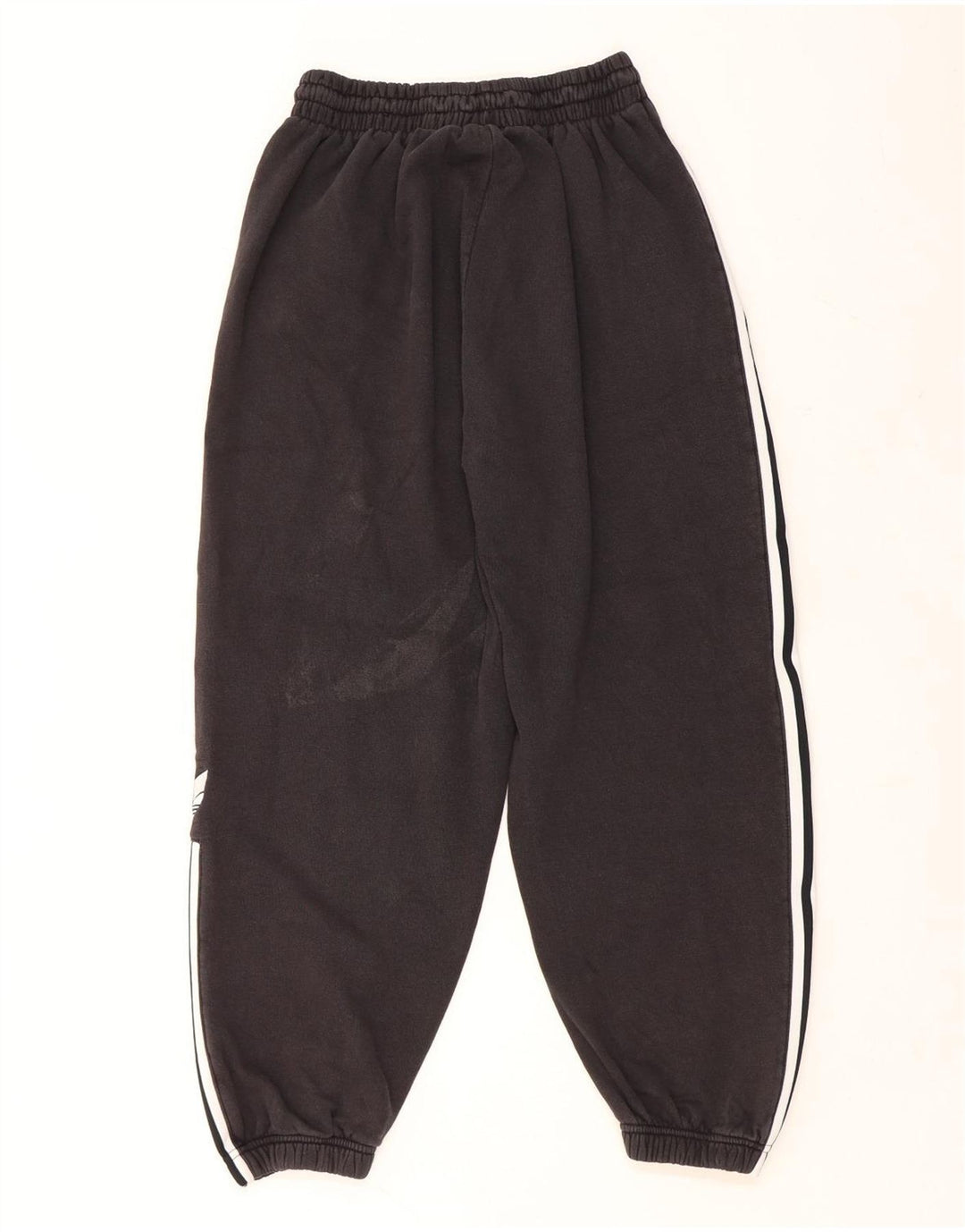 ADIDAS Womens Tracksuit Trousers Joggers UK 14 Medium Black Cotton