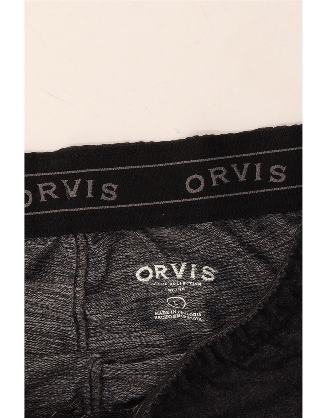 ORVIS Womens Tracksuit Trousers UK 14 Large Grey Rayon Vintage Orvis and Second-Hand Orvis from Messina Hembry 