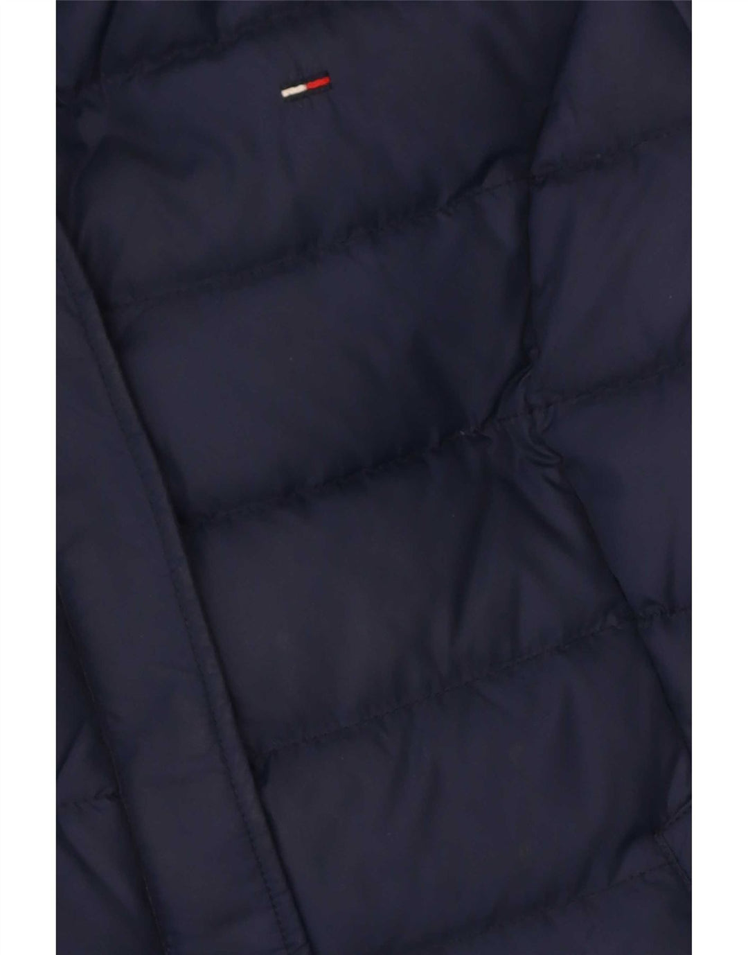 Tommy Hilfiger Womens Padded Jacket UK 16 Large Navy Blue Polyester