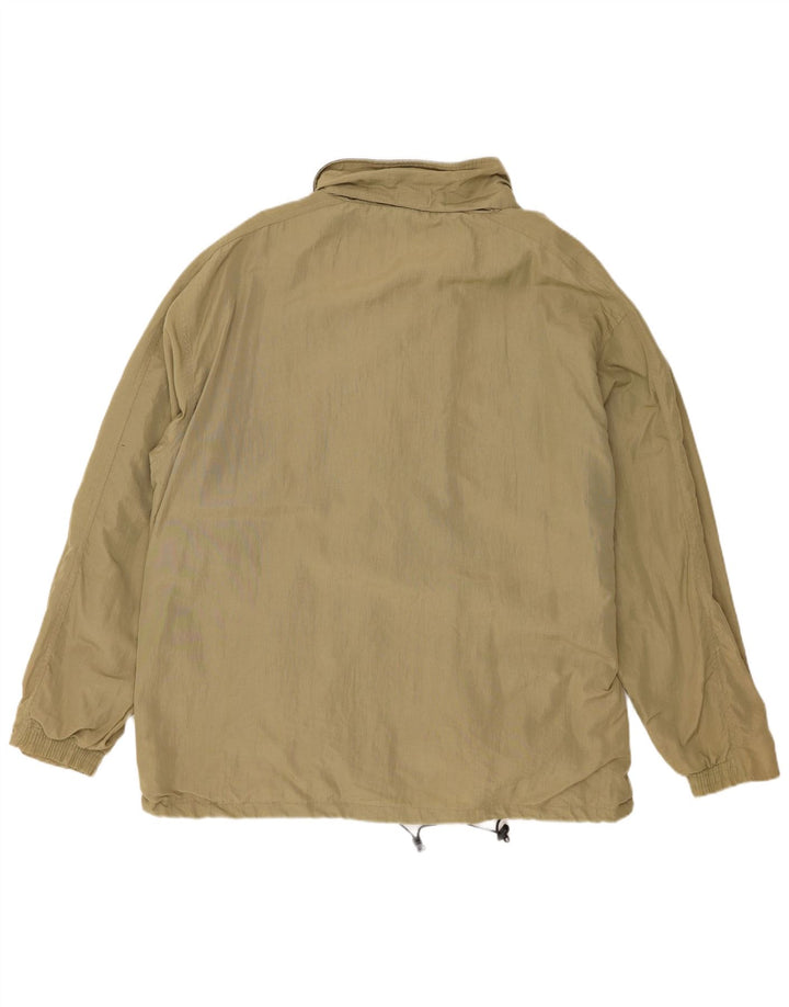 Diadora Mens Rain Jacket UK 40 Large Khaki Polyamide