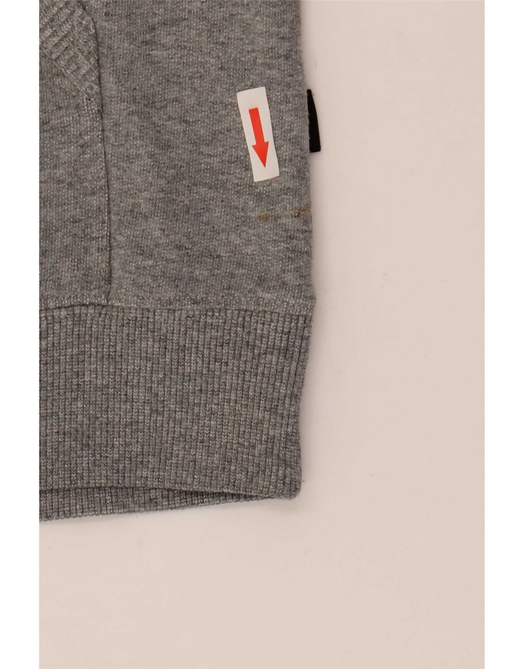 Vans Mens Graphic Hoodie Jumper Medium Grey Flecked