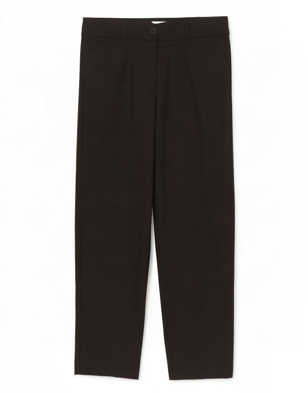 Gerry Weber Womens Classic Fit Casual Trousers UK 12 Medium W30 L28 Black