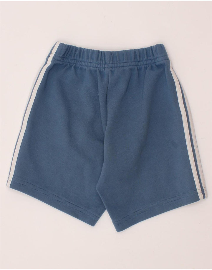 ADIDAS Boys Graphic 2 Piece Set 3-4 Years  Blue Colourblock Cotton